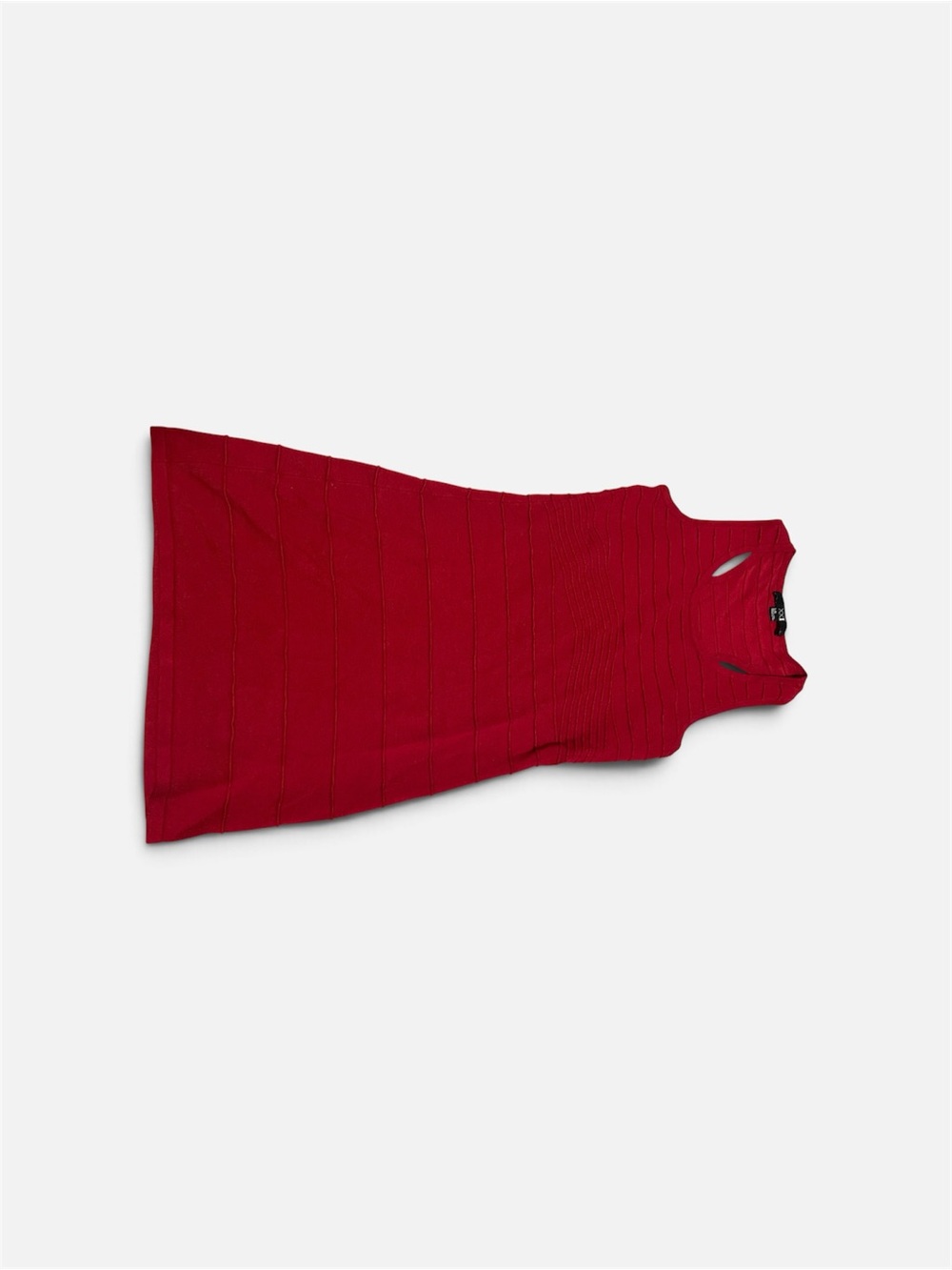 Sleeveless Red Knit Bodycon Dress - Women Intimates & Sleepwear